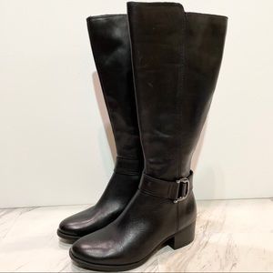 naturalizer kelso leather tall boots